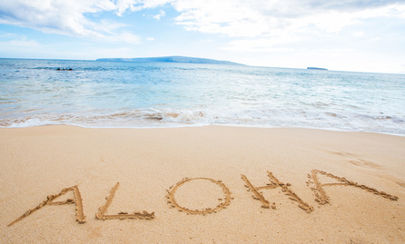 Calm beach with waves